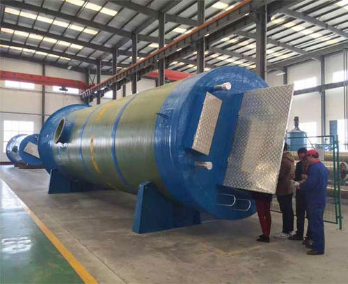 一體化預(yù)制泵站生產(chǎn)現(xiàn)場